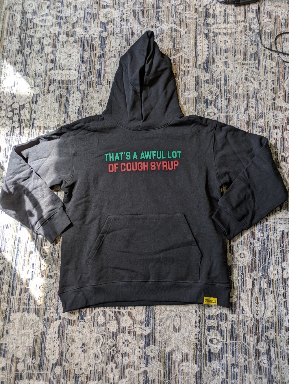 ALOCS Authentic “That’s A Awful Lot of Cough Syrup” hoodie by Desto Dubb. Size L